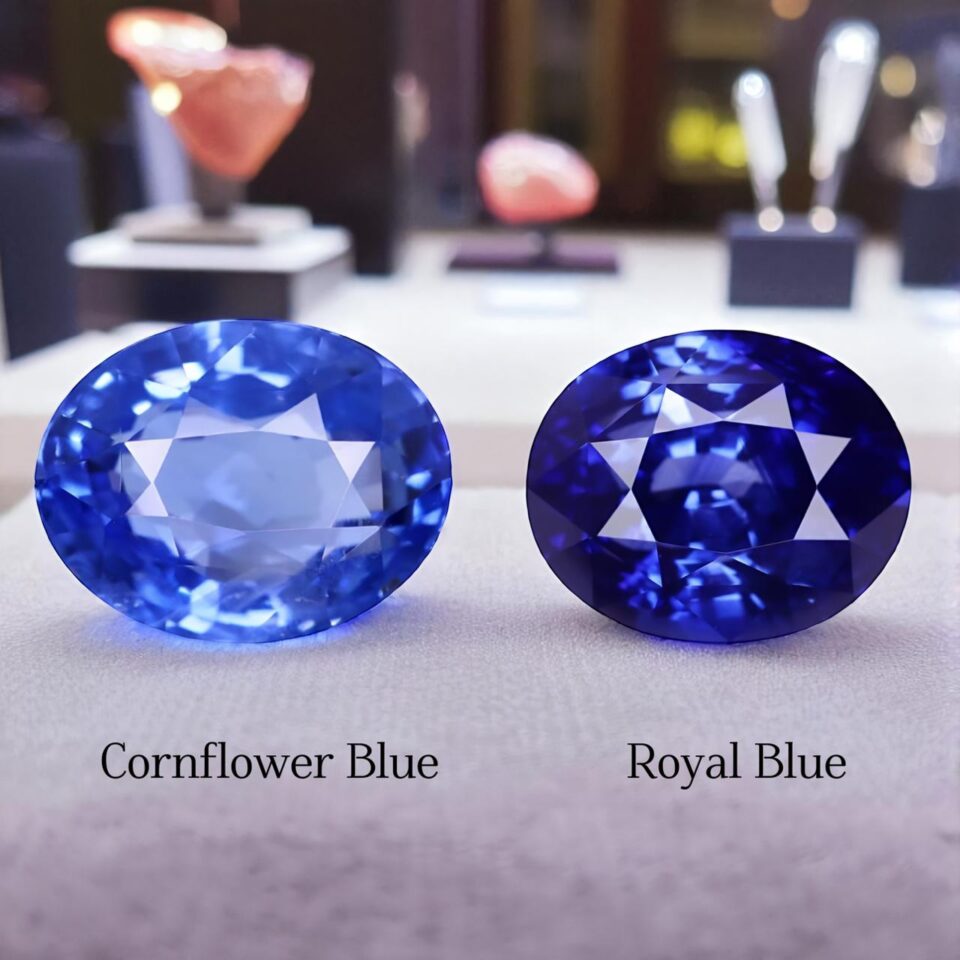 Cornflower Blue vs. Royal Blue Sapphire