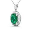 Floretta’s of Love Blue sapphire Pendant Necklace