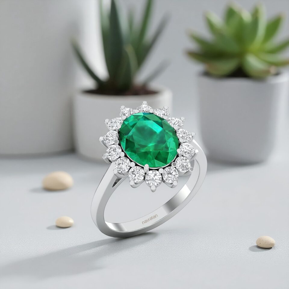emerald stone ring