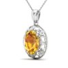 Floretta’s of Love Yellow Sapphire Pendant Necklace