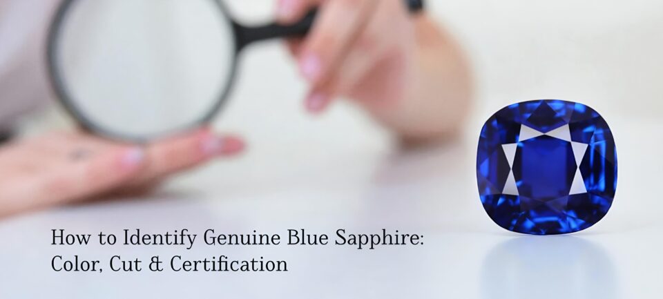 How to Identify Genuine Blue Sapphire Color, Cut & Certification