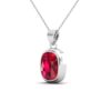 Embrace Simplicity Ruby Pendant Necklace