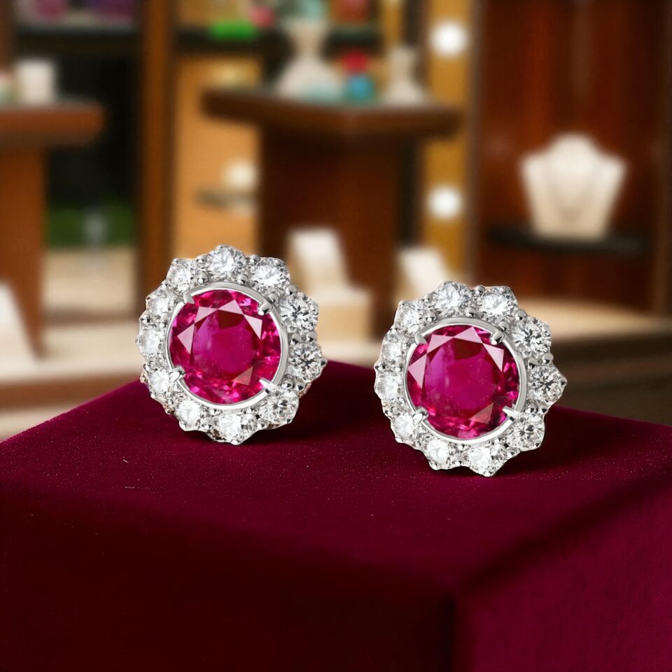 Ruby Earring