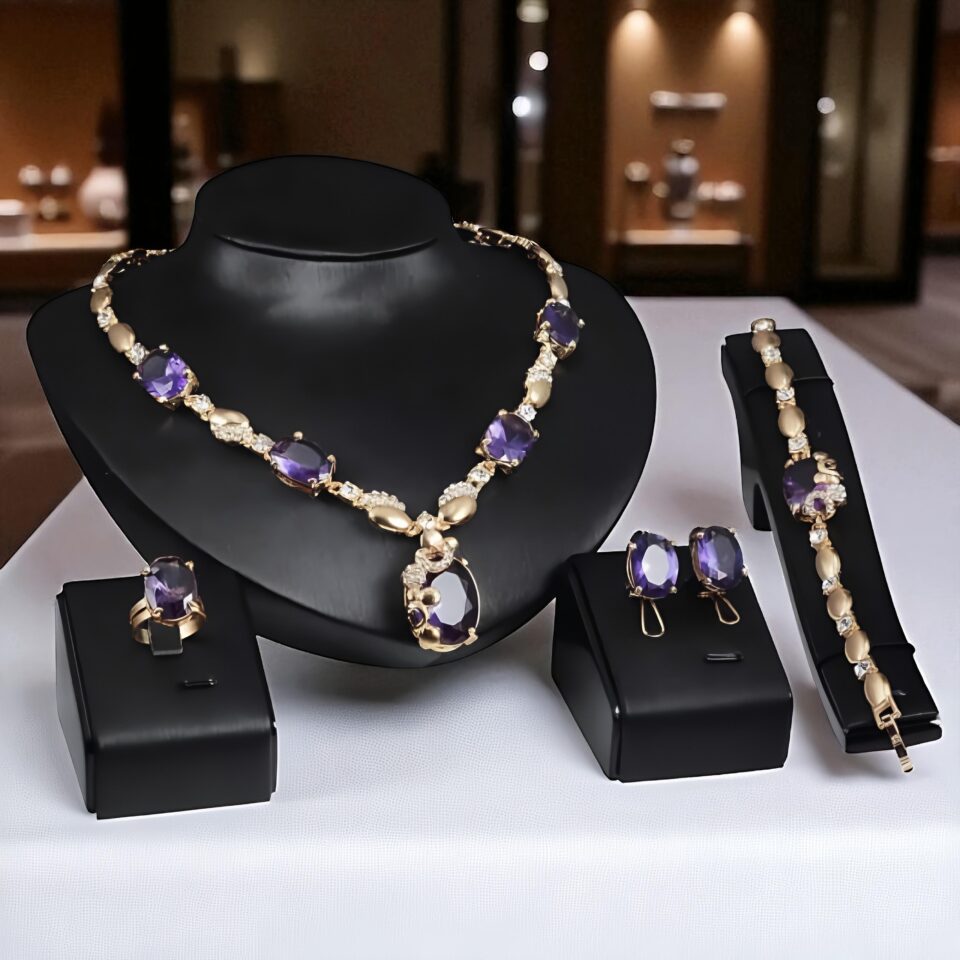 Amethyst Jewelry Set