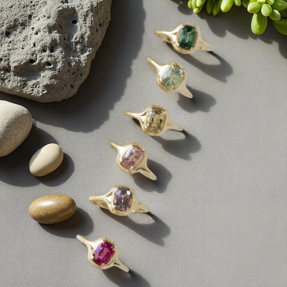 Gemstone rings