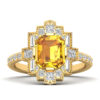 yellow sapphire ring