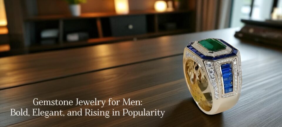 gemstone jewelry for men
